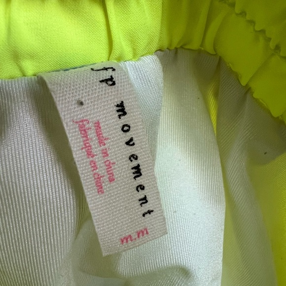 Free People x Revolve Check It Out Short in Highlighter - Picture 9 of 10